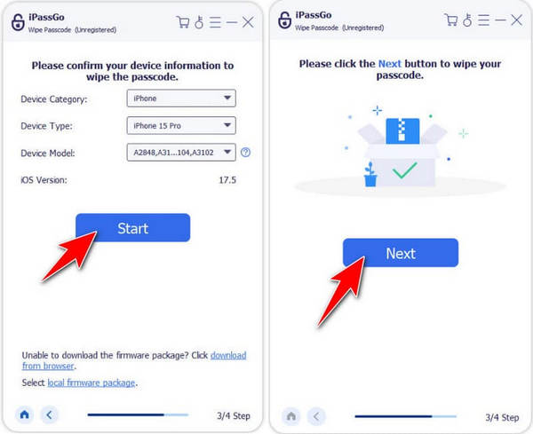 Bắt đầu mở khóa iPhone