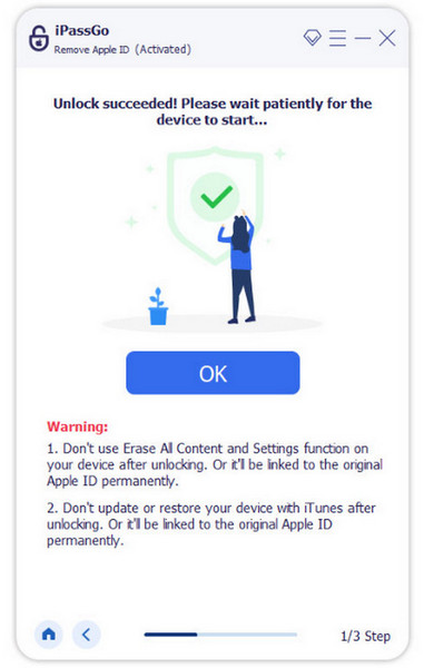 Sukces Apple Id Usuń