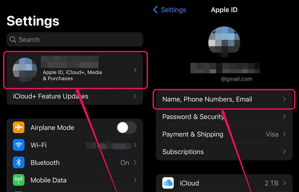 Apple ID-navneskjerm