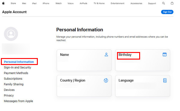 Změna věku Apple ID na Macu