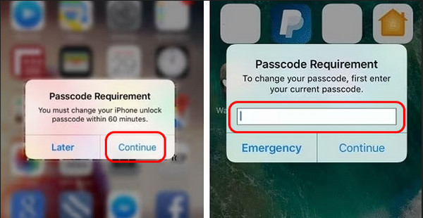 更改 iPhone 密码
