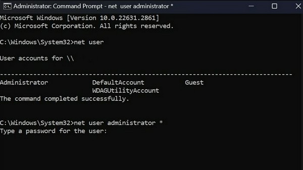 Admin Prompt Perintah