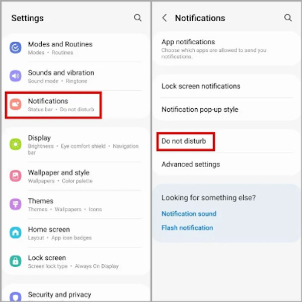 Režim Nerušit v systému Android