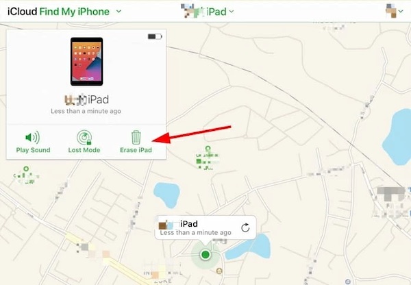 Vymazat iPad