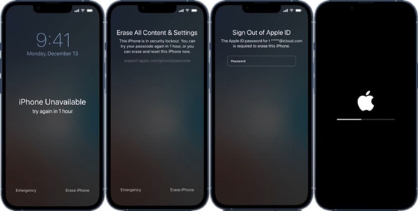 Slet iPhone iOS16