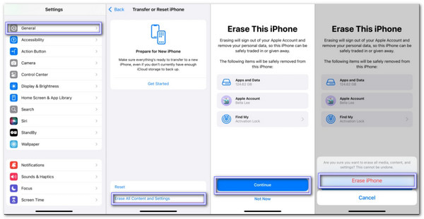 Obnovení továrního nastavení zakázaného iPhonu pomocí Siri
