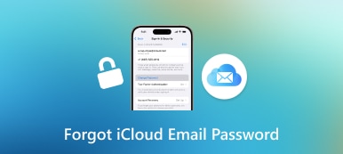 Glemt iCloud e-postpassord S