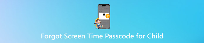 Mot de passe de temps d'écran oublié pour l'enfant
