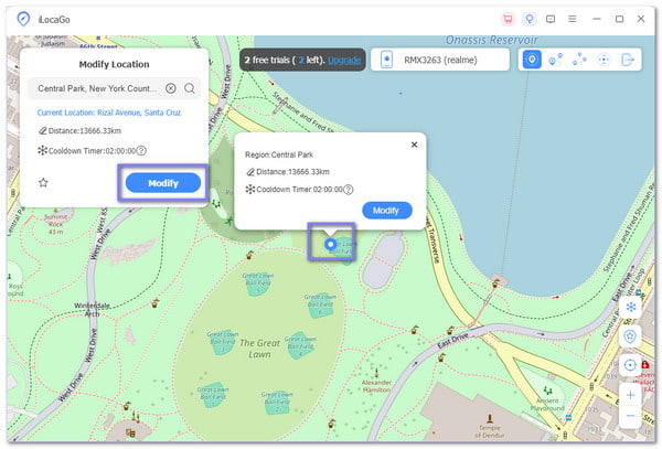 Poloha GPS se změní
