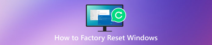 Cómo restablecer Windows a los valores de fábrica