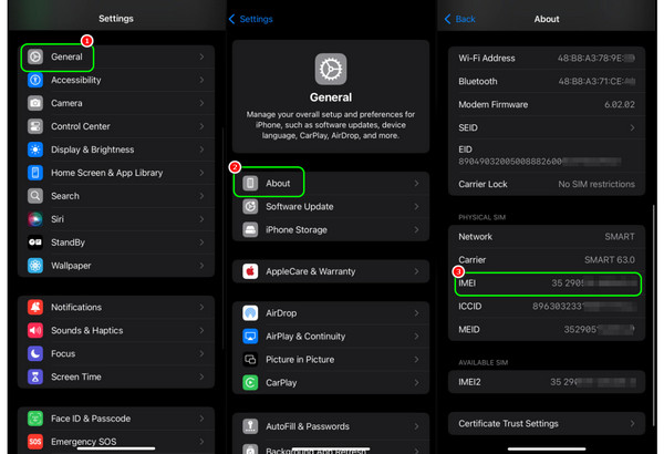 Jak zjistit číslo IMEI