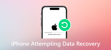 iPhone forsøker å gjenopprette data S
