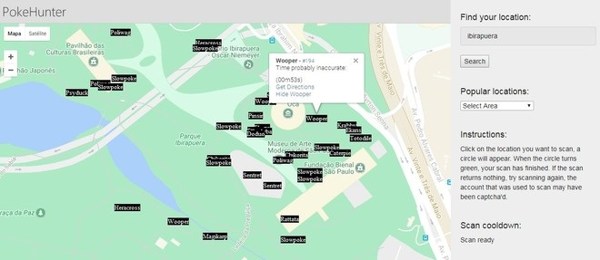 Приложение Pokehunter