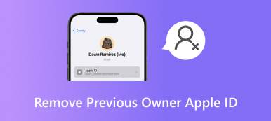 Fjern Apple-ID fra forrige eier