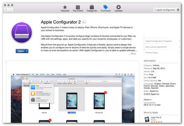 在 Mac 上使用 Apple Configurator 2 移除监管