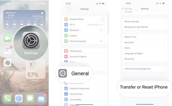 Đặt lại Chuyển iPhone
