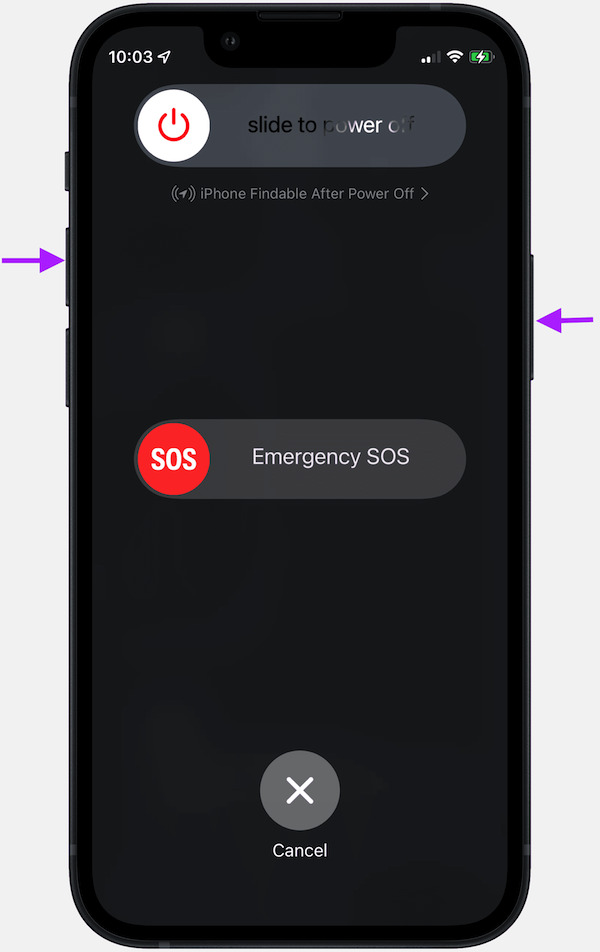 Restart iPhone