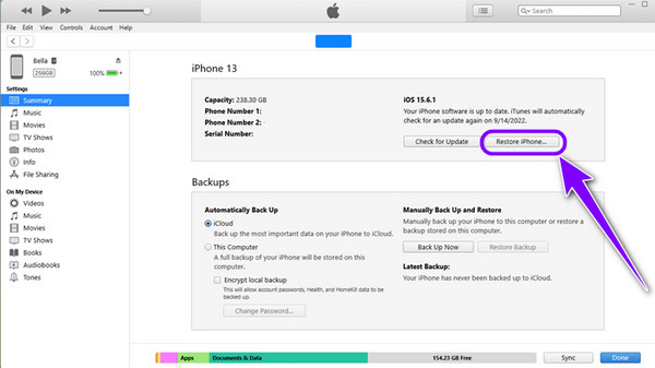 恢复 Apple ID iTunes