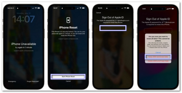 Zabezpečení obrazovky zámku pro iOS 17 NEBO novější