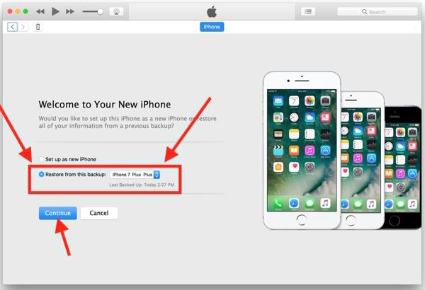 Select iTunes Backup