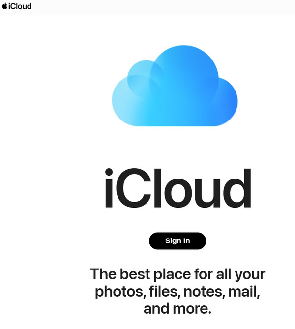Log masuk iCloud