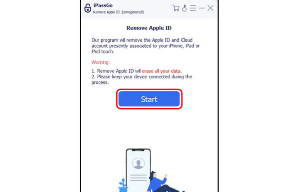 开始解锁 Apple ID Imypassgo
