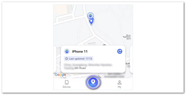Sledování polohy iPhonu pomocí Map Google