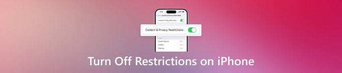 Désactiver les restrictions sur iPhone