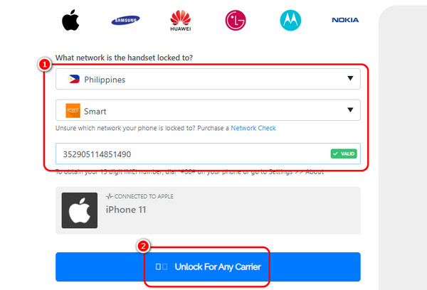 解锁任何运营商 Mobileunlocks