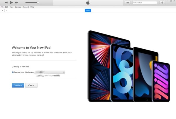 Ενεργοποίηση iPad iTunes
