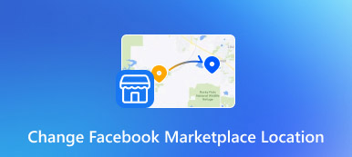 更改 Facebook Marketplace 位置