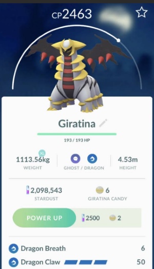 Гиратина Pokemon GO