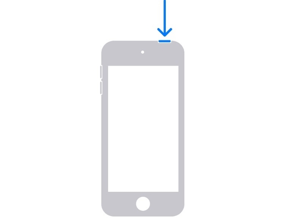 iPod 頂部按鈕