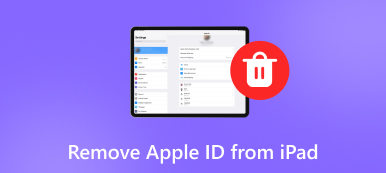 iPad से Apple ID हटाएँ