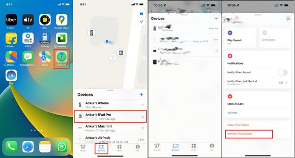 Remove This Device Findmy