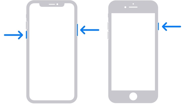 Перезагрузите iPhone