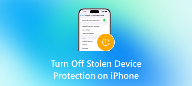 iPhone पर चोरी हुए डिवाइस से सुरक्षा बंद करें