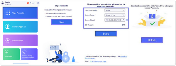 Sblocca iPhone senza codice di accesso con iMyPass iPassGo