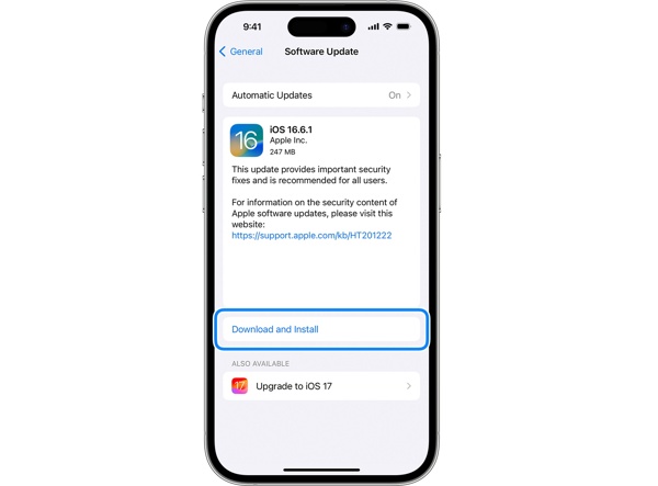 Обновление программного обеспечения