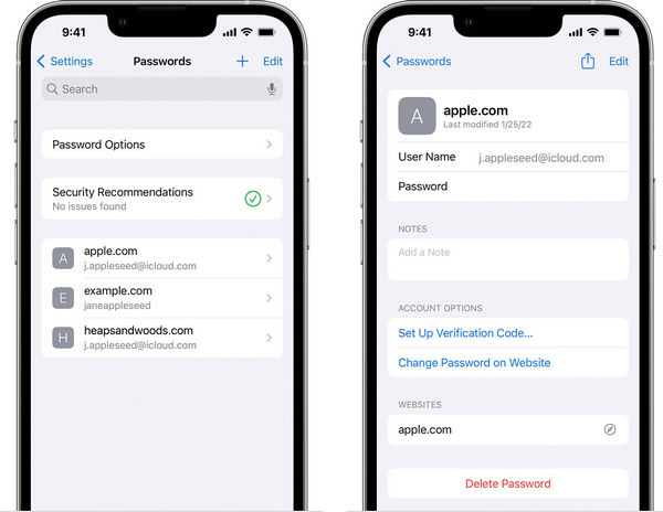 Связка ключей с паролем Apple ID для iPhone