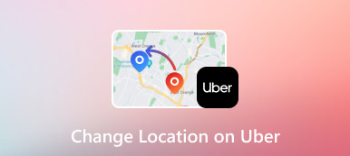 Uberで場所を変更する