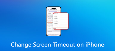 Schimbarea duratei de așteptare a ecranului pe iPhone