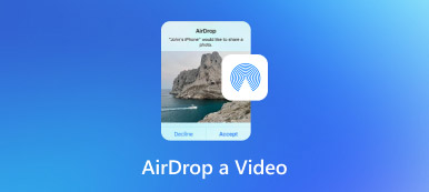 Enviar um vídeo por AirDrop