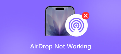 AirDrop이 작동하지 않습니다