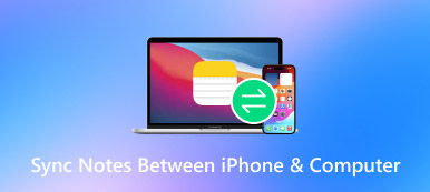 Sincronizar notas entre iPhone e computador
