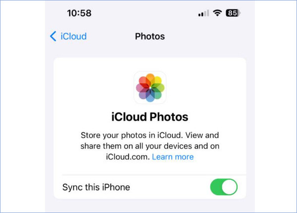 iCloud Üzerinden Fotoğraf Aktarımı