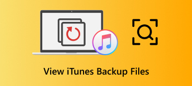 Näytä iTunes-varmuuskopiotiedostot