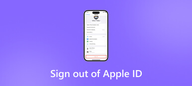 Logga ut från Apple ID