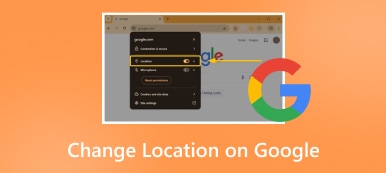 Change Location On Google