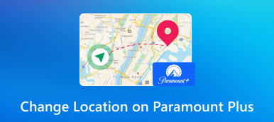 Locatie wijzigen op Paramount Plus